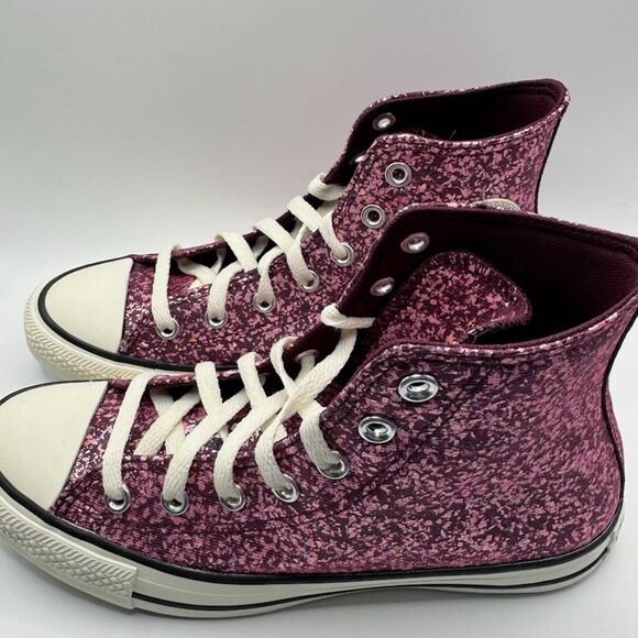 Converse Chuck Taylor All Star | High Top | Orchid Abyss/Egret Women's 8 | NWOT - Picture 5 of 9